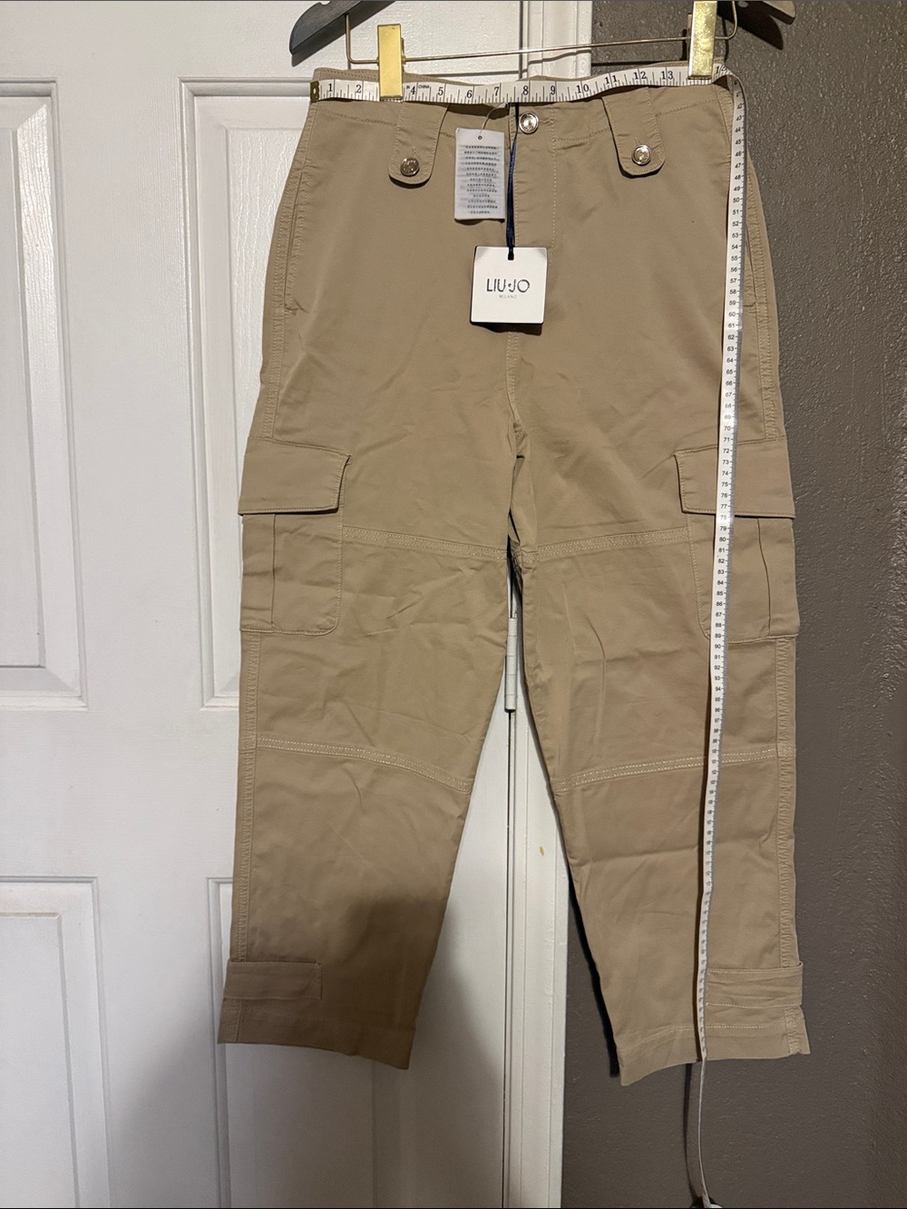 Liu Jo Milano Khaki Utility Cargo Pants